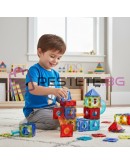 3D Магнитни строителни блокчета писта с топки 110 части